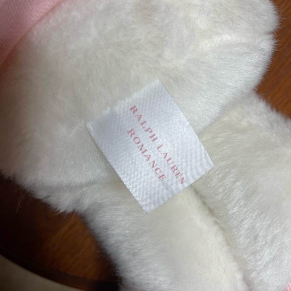 Ralph Lauren Romance White Plush Bear - Picture 3 of 5